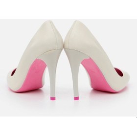 Resim Hotiç Hakiki Deri Kemik Kadın Stiletto 01ayh263820a400 Kemik 