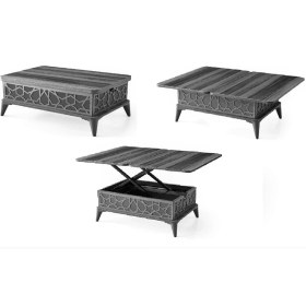 Resim Zerenland - 511 Akıllı Sehpa, Sihirli Sehpa, Orta Sehpa, Laptop Masası, Masaya Dönüşen Sehpa 