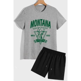 Resim Trendypassion Montana Şort T-Shirt Eşofman Takımı 