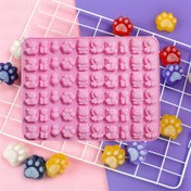 Resim Mini Gummy Silikon Kalıp, Yapışmaz 60 Delikli Hayvan Temalı Çikolata Gummy Kalıp, Kurabiye, Kurabiye, Şeker, Çikolata, Viskon Melting Kalıbı, Atıştırmalık Pişirme Kalıbı 1 Adet 