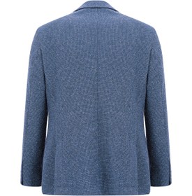Resim Abdullah Kiğılı 4 Drop Relaxed Fit Rahat Kesim Desenli Ketenli Gofre Ceket 