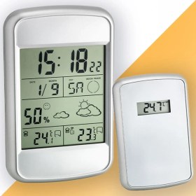 Resim Sevgift Tfa 35.1123 ´look´ Iç Sıcaklık ve Nem, Dış Sıcaklık Ölçer | Hava Tahminli 