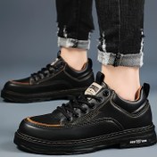 Resim 1 çift Vintage Stil Erkek Rahat İş Kaykay Ayakkabısı - Tüm Sezon Düz ve Grafik Düşük Top Sneaker'lar Bağcıklı, Yuvarlak Burunlu, Suni Üst, Kumaş İç, PVC Taban, Suni Tabanlık ile Yürüyüş, Açık Hava, Parti ve Günlük Giyim İçin 