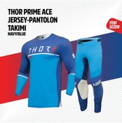 Resim THOR TURKUAZ MAVİ JERSEY PANTOLON TAKIMI 