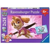 Resim Ravensburger 2x24 Parça Puzzle Paw Patrol 091522 
