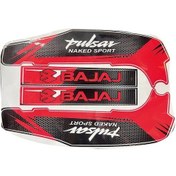 Resim Bajaj Pulsar Ns200 Kırmızı Şase Ve Maşa Sticker Etiket Modeli 
