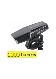 Resim Moon Meteor Storm Pro 2000 Lümen Usb Bisiklet Ön Far Lambası Siyah 