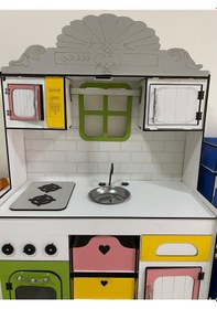 Resim Özel 125X 80 Ahşap Mutfak 