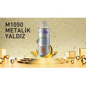 Resim İBAVET Iba Akrilik Sprey Boya 400 Ml Metalik Altın Yaldız 