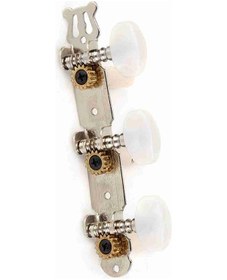 Resim Moveevo Klasik Gitar Tuner, 3 Sol 3 Sağ Metal Konstrüksiyon, Hızlı Ve Doğru Akort, Anti-rust, Kolay Kurulum Yer Değiştirme Parçası 