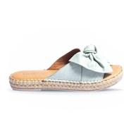 Resim Genel Markalar Shoes Mavi Deri Kadın Espadril Terlik 01wl4605 