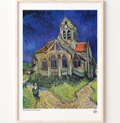 Resim Auvers'deki Kilise, Poster 