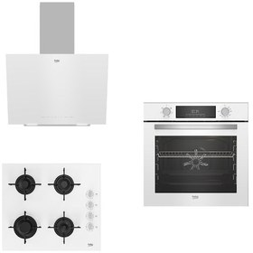 Resim Beko BFC 330 B - BOCD T 6011 EB - BDE 6040 B Beyaz Ankastre Set 