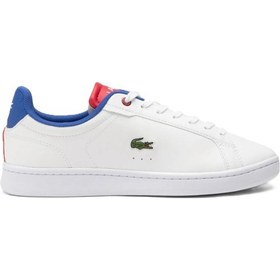 Resim Lacoste Carnaby Pro Unisex Sneaker White Unisex Günlük Spor Ayakkabı Beyaz Beyaz 