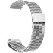 Resim Huawei Watch GT 3 42mm Uyumlu KRD-12 Metal Zore Kordon-Gümüş 