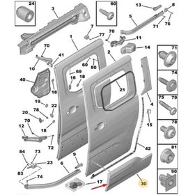 Resim Rifter Sol Sürgülü Kapı Bandı 98231359xt 