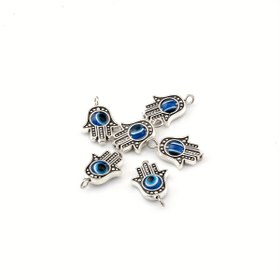 Resim 10 Adet Hamsa El Şans Getiren Göz Kolye Ucu Takı Yapımı DIY El Yapımı Aksesuar A-372 