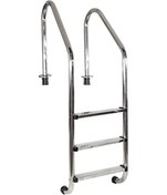 Resim Waterfun Standart Seri Havuz Merdiveni 304 Aisi 4 Basamaklı 