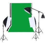 Resim Deyatech Background Stand Greenbox Softbox 50X70Cm Boom Arm Stüdyo Kit 