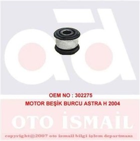 Resim Doğru Kauçuk 818 Motor Besık Burcu Ön Astra G H Zafira A B 