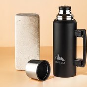 Resim Aryıldız Nature Camp Taşınabilir Termos Siyah 1 Litre 