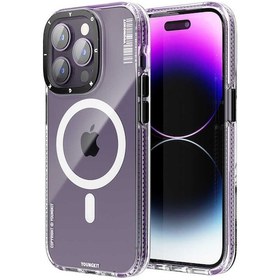 Resim Youngkit iPhone 13 Pro Uyumlu Kılıf Magsafe Şarj Özellikli YoungKit Exquisite Serisi Kapak YOUNGKİT-TA85033 