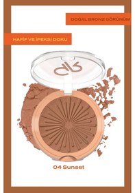 Resim Sun Bright Bronzer Powder No: 04 Sunset - Bronzlaştırıcı Pudra 