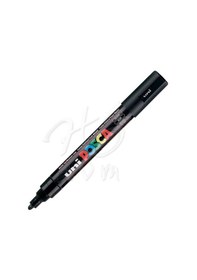 Resim Uni Posca Marker Pc-5M 1.8-2.5 Mm Black 