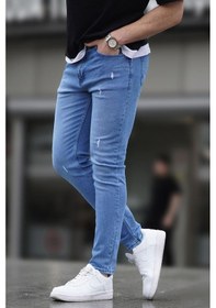 Resim Madmext Madmext Skinny Fit Buz Mavisi Erkek Jean 5712-buz Mavisi Buz Mavi 