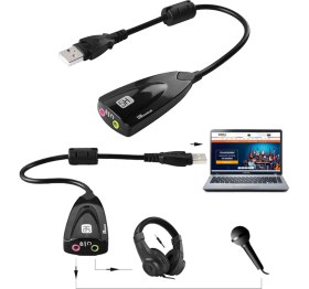 Resim Midex 7.1 Mini Usb 3.5 Girişli Ses Kartı 