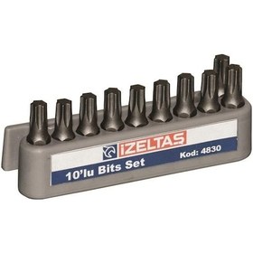 Resim İzeltaş Torx Bits Set 25 Mm T40 