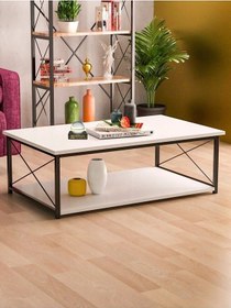 Resim Uslucan Alışveriş Double Orta Sehpa Beyaz 2106 Çok Renkli 