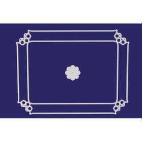 Resim Motifpiyer Dekoratif Tavan Çitası-14-köşeli-56-çap Orta Göbek 