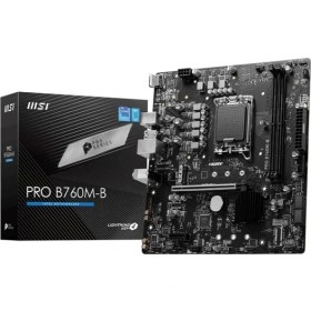 Resim MSI Pro B760M-B DDR4 4800Mhz (OC) M.2 1700p mATX Anakart 