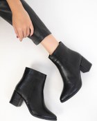 Resim SOHO Siyah Kroko Kadın Bot & Bootie 16560 