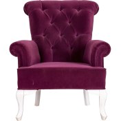 Resim 3A Mobilya Bordeaux Lükens Berjer - Mor 