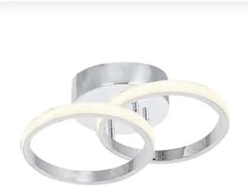 Resim Lambadar Hollyuv Model Tekli Plafonyer Led Beyaz Işık Ultra Power Led Avize Salon Mutfak Oda Hol Ledli Avize Krom Tek Ebat 0017-Holl-Yuv-Krom 