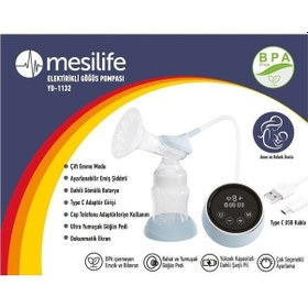 Resim Medikaltec Mesilife Yd-1132 Elektrikli Göğüs Süt Pompası 