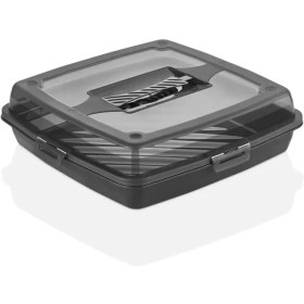 Resim Joy 4 Taraf Kilitli Kek Börek Borcam Saklama Kabı ROYALEKS-GP-131 