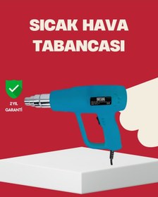 Resim 2 Kademeli Güçlü Sıcak Hava Tabancası 380 - 500 Isı Ayarı 