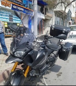 Resim Zeus Motor 2014-2018 Yamaha Xt 1200z Super Tenere Uyumlu Ön Cam Açık Füme 