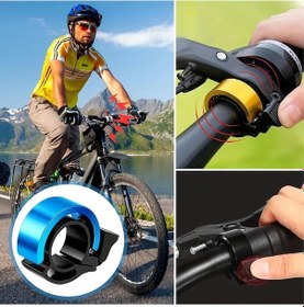 Resim Buffer Ultra-yüksek Sesli Alüminyum Alaşımlı Bisiklet Zili Çok Renkli 