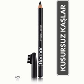 Resim Flormar Yumuşak Uçlu ve Dağıtıcı Fırçalı Kaş Kalemi 403 Ashy 