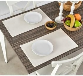 Resim Asdiva Düz Keten Placemat Amerikan Servis 30X50 