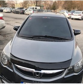 Resim Honda Civic Fd6 Kaput Rüzgarlığı Kaput Koruma 3.2Mm Kalın Plastik 