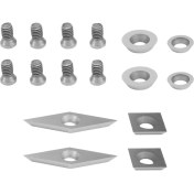 Resim Kkbucket Adet Karbür Torna Araçları Yedek Kesici Keskin Dayanıklı Ahşap Torna Araçları Ekler 8 Adet Vidalar ile Dahil (Yurt Dışından) 