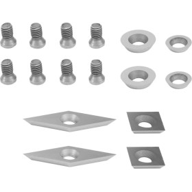 Resim Kkbucket Adet Karbür Torna Araçları Yedek Kesici Keskin Dayanıklı Ahşap Torna Araçları Ekler 8 Adet Vidalar ile Dahil (Yurt Dışından) 