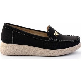 Resim Siyah Kadın Loafer Ayakkabı K01823016001 Siyah 