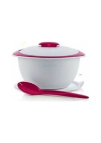 Resim Tupperware Şık Servis Set Mikrodalga Fırın Isıtma 3.5 L Beyaz 