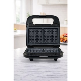 Resim Sokany Yapışmaz Kaplamalı Kompakt Waffle Makinesi Dikey Saklamalı SK-08063 